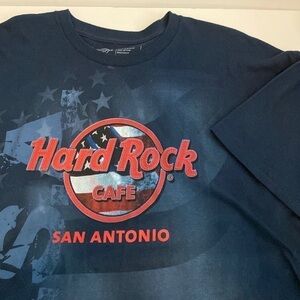 Hard Rock Cafe San Antonio Navy Blue size XL